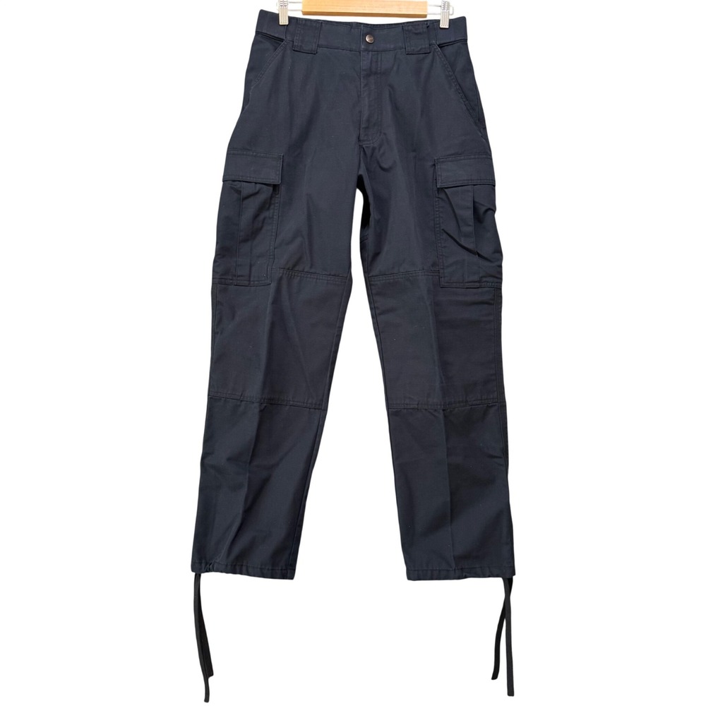 5.11 Tactical Cargo Blue Ripstop Pants Medium Regular Military TDU Workwear Navy